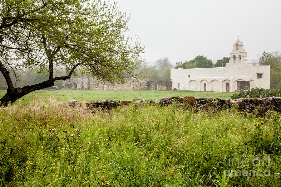 Mission San Juan Misty Morning Photograph by Iris Greenwell