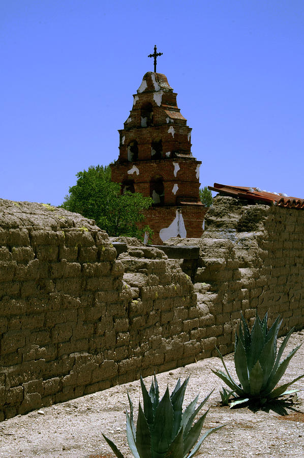 Mission San miguel bells 2 Photograph by Gary Brandes
