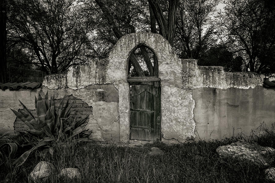 Architecture Photograph - MIssion San Miguel Gate by Joseph Smith