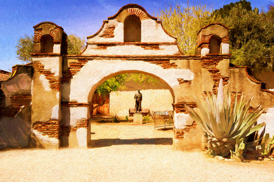 Mission San Miguel Photograph by Susan Rissi Tregoning