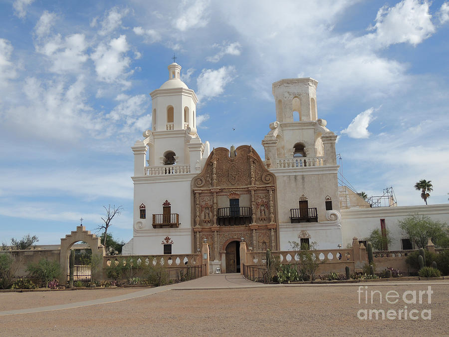 Mission San Xavier del Bac Photograph by Beverly Guilliams