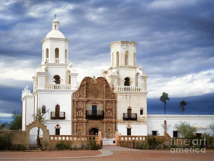 Mission San Xavier Del Bac Photograph by Donna Greene