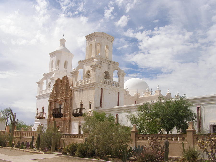 Mission San Xavier Photograph by Jeanette Oberholtzer