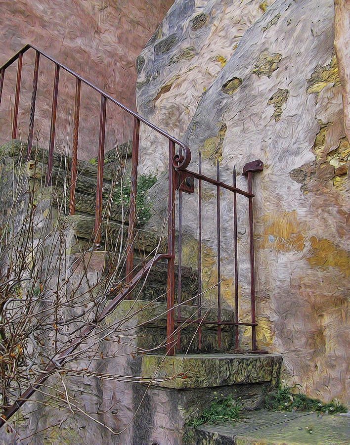 Mission Stairs Photograph By Dean Crawford Jr Pixels