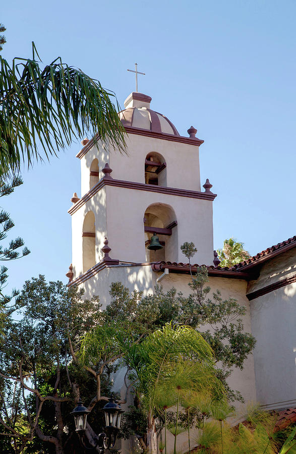Mission Ventura Bell Tower Photograph by Art Block Collections