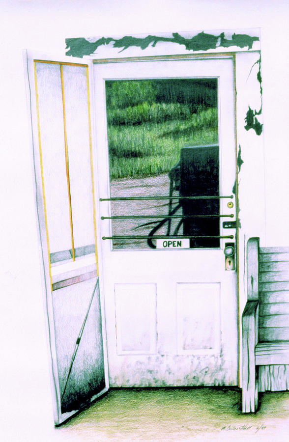 Mississippi Gas Station Drawing by Ceilon Aspensen