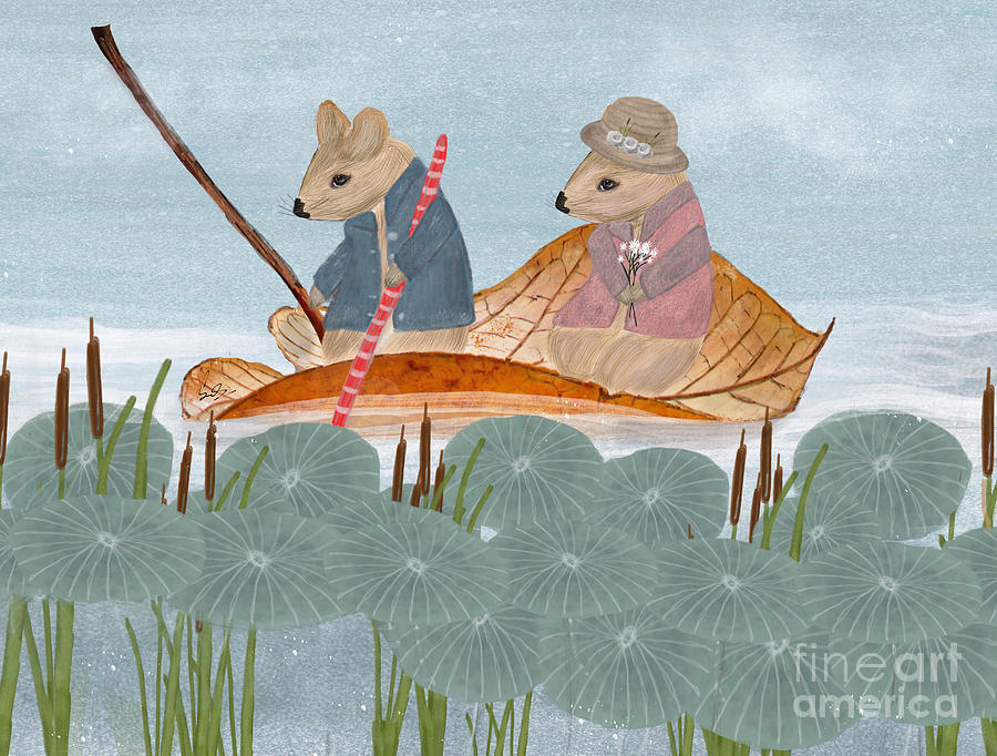 Mouse Painting - Mississippi Mice by Bri Buckley