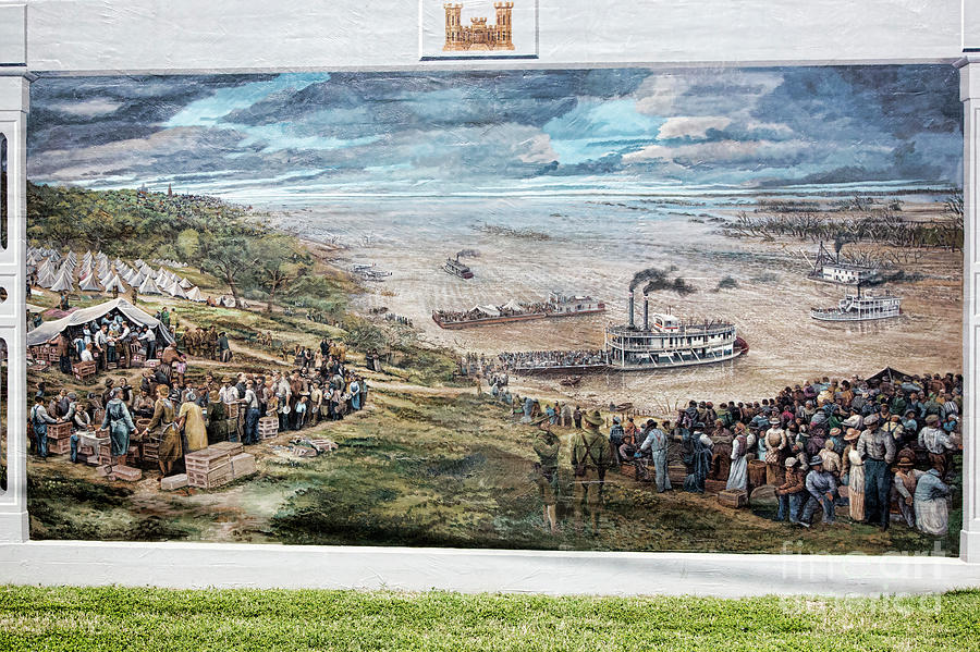 Mississippi Murals Vicksburg  Photograph by Chuck Kuhn