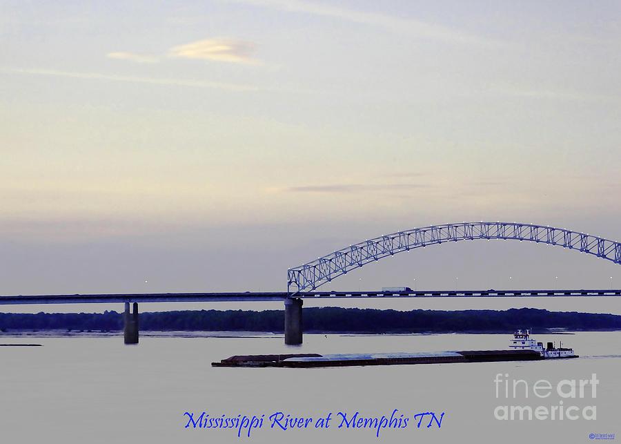 Mississippi River at Memphis TN Photograph by Lizi Beard-Ward