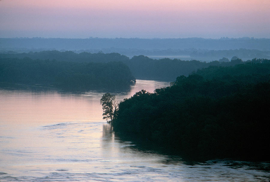 Mississippi River: Bluffs Photograph by Granger