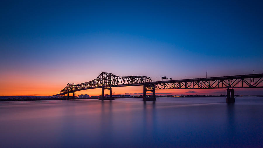 Mississippi River Bridge Photograph by Fang Deng - Fine Art America