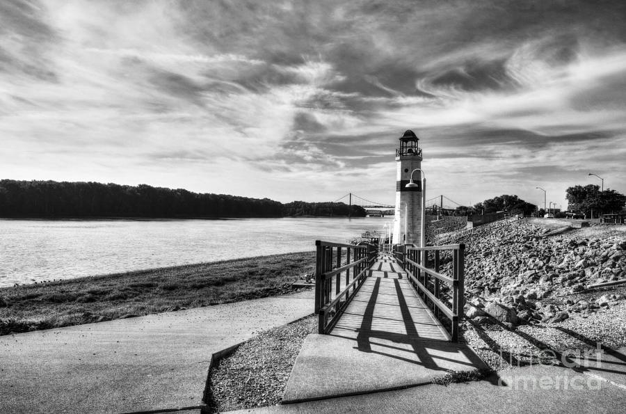 Mississippi River Daydreams BW Photograph by Mel Steinhauer