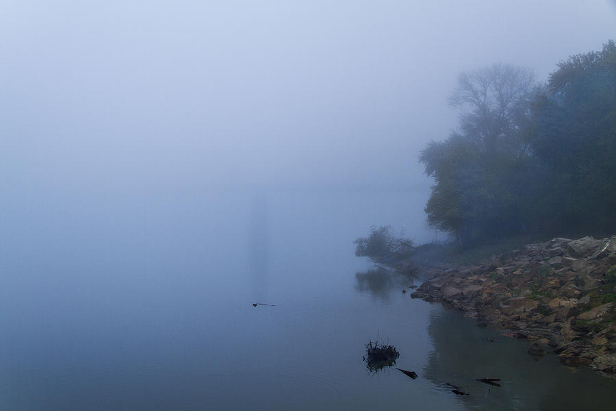 Mississippi River Fog Photograph by Garry McMichael