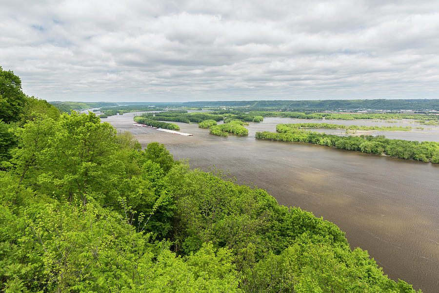 Mississippi River Pikes Peak SP 3 Photograph by John Brueske - Fine Art ...