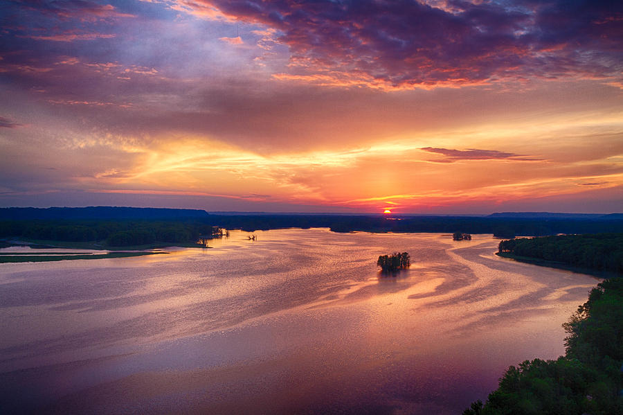 Mississippi River Valley Photograph by Jayme Spoolstra