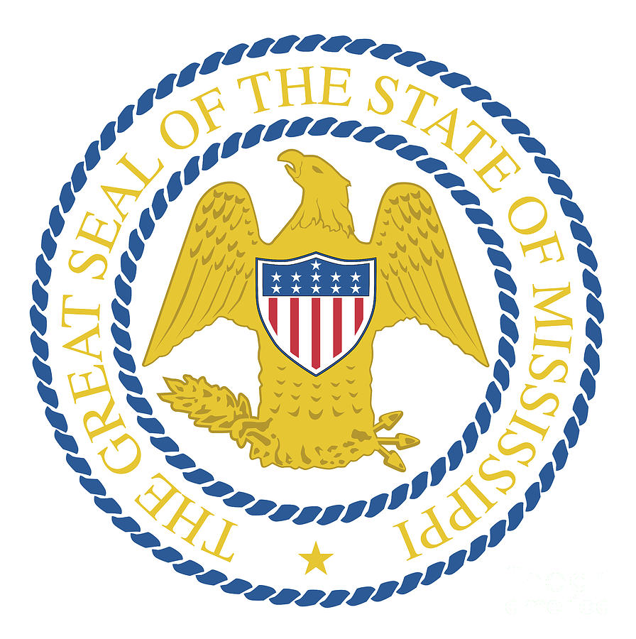 Mississippi State Seal Digital Art by Bigalbaloo Stock - Fine Art America