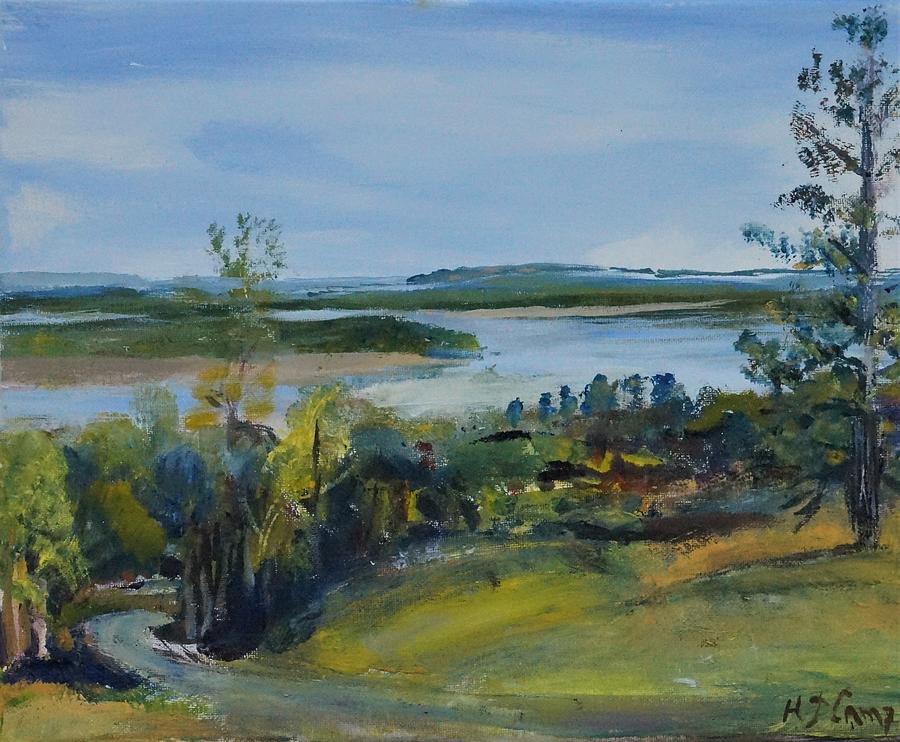 Missouri Overlook II Painting by Helen Campbell