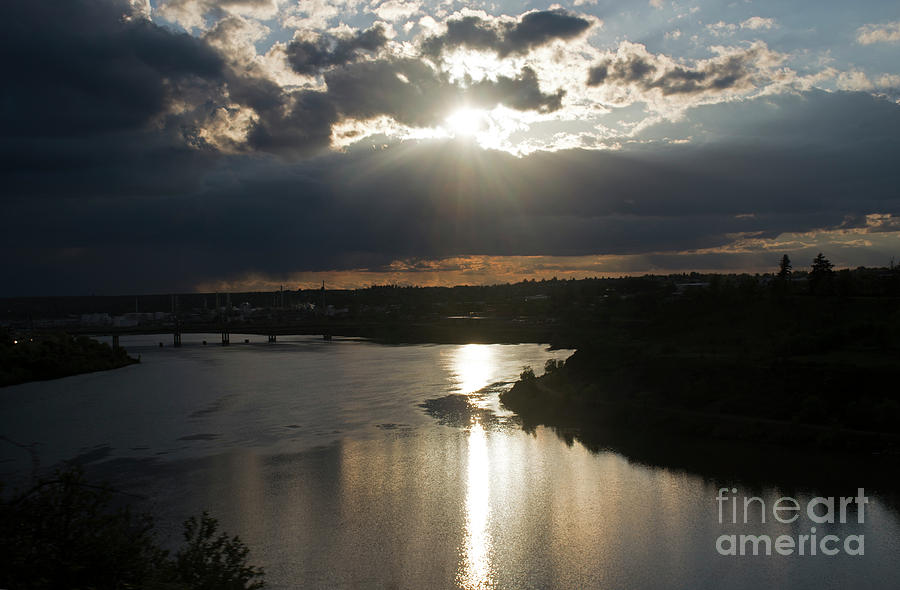 Missouri River Great Falls MT Photograph by Cindy Murphy - NightVisions