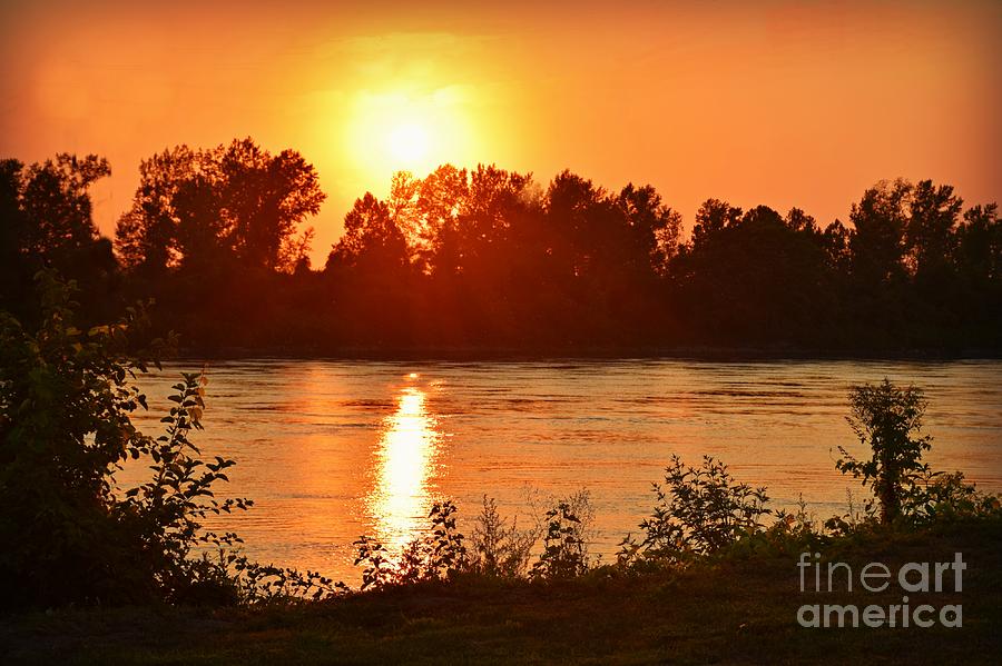 Missouri River In St. Joseph Photograph by Kathy M Krause