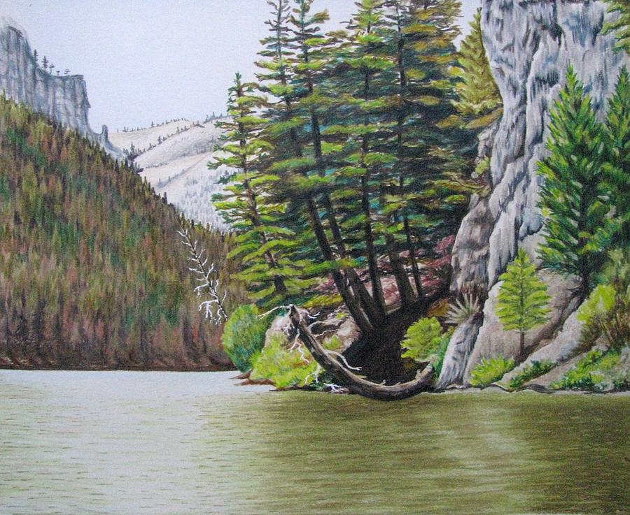 Missouri River, Montana Drawing by Linda Williams Fine Art America