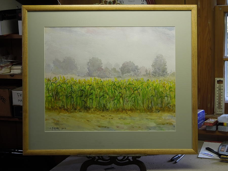 Mist and Corn Painting by John Pirnak