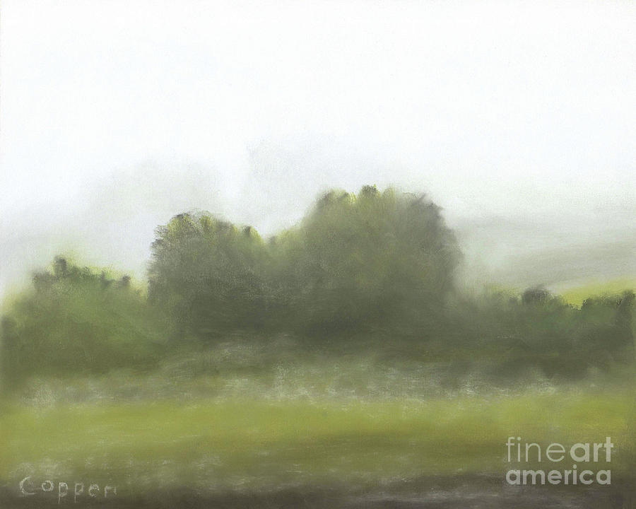 Mist on the Fields Pastel by Robert Coppen