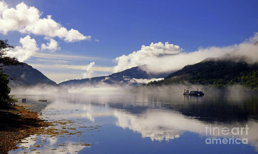 Mist on the Loch Photograph by Lynn Bolt