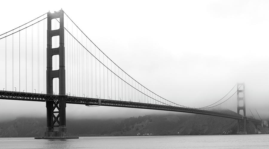 Mist Over Golden Gate Photograph by Maj Seda