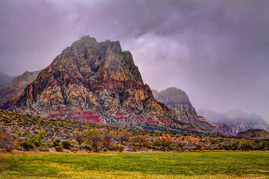 Mist Over the Red Rocks Photograph by David Patterson