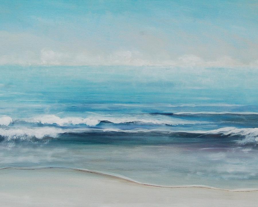 Mist Over The Sea Painting by Anne Parker | Fine Art America