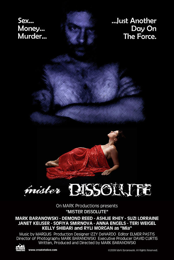 Mister Dissolute poster A Digital Art by Mark Baranowski