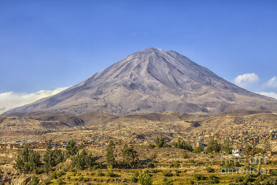 Misti Volcano at Arequipa, Peru Photograph by Patricia Hofmeester