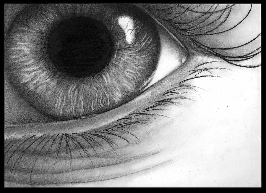 Mistif-Eye Drawing by Alycia Ryan - Fine Art America