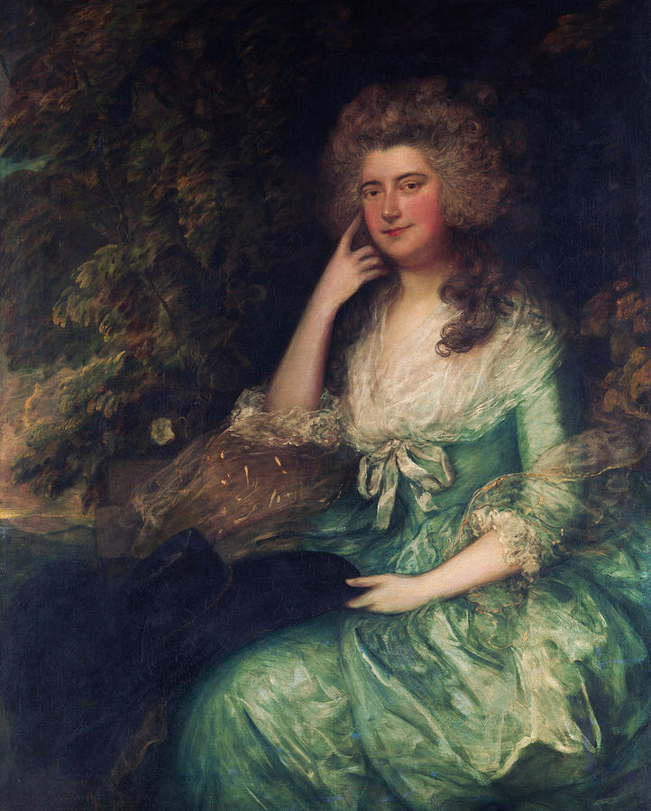 Thomas Gainsborough Painting - Mrs William Tennant by Thomas Gainsborough