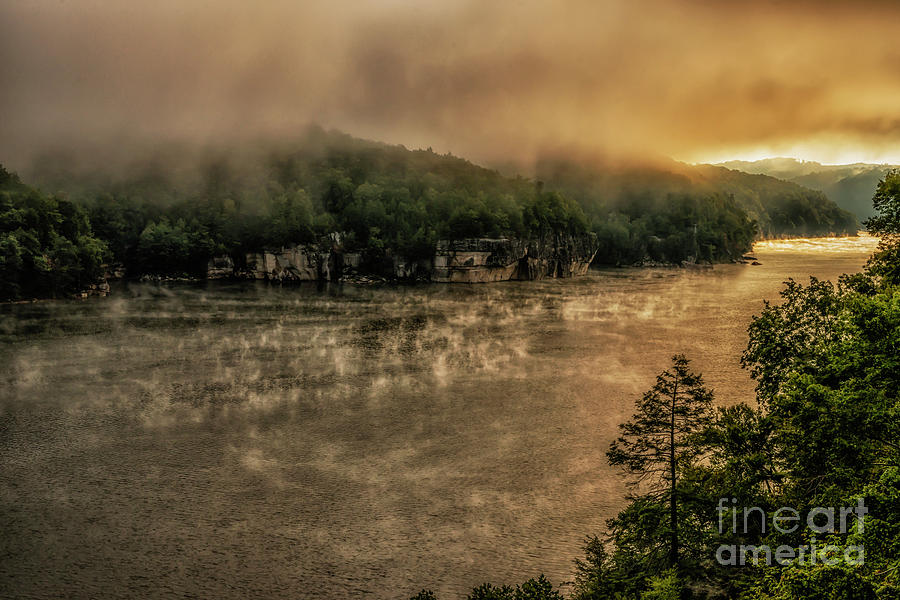 Mists of September Lake Photograph by Thomas R Fletcher