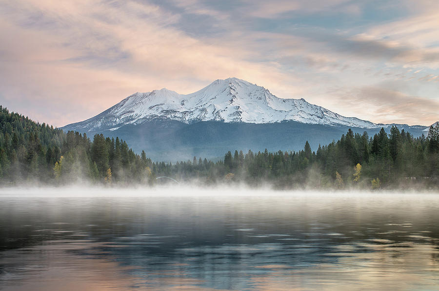 Mists of Siskiyou Lake Photograph by Greg Nyquist