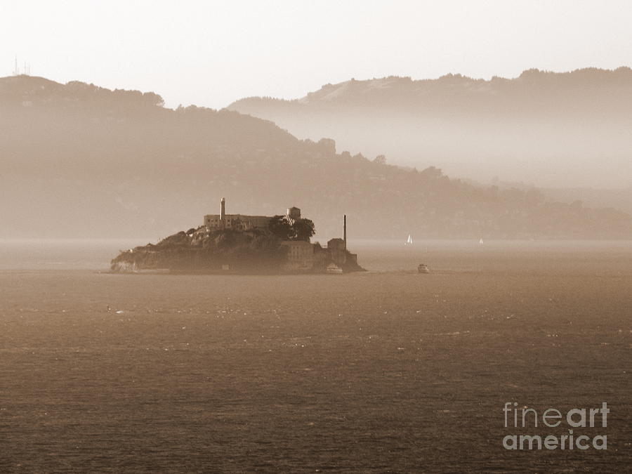 Misty Alcatraz Photograph by Carol Groenen