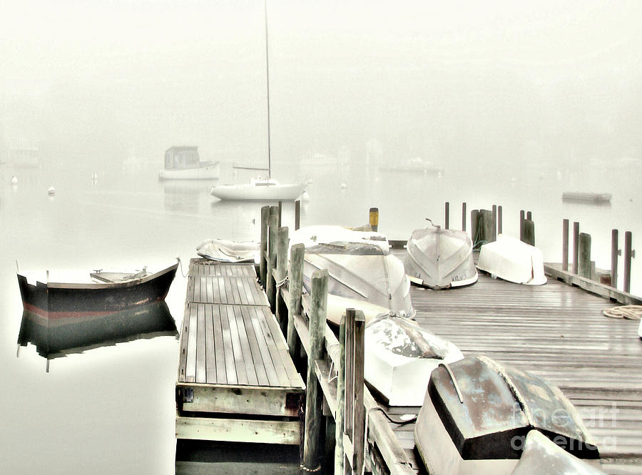 Misty Bay Photograph by Raymond Earley