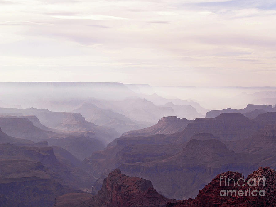 Grand Canyon National Park Photograph - Misty Canyon by Alex Cassels