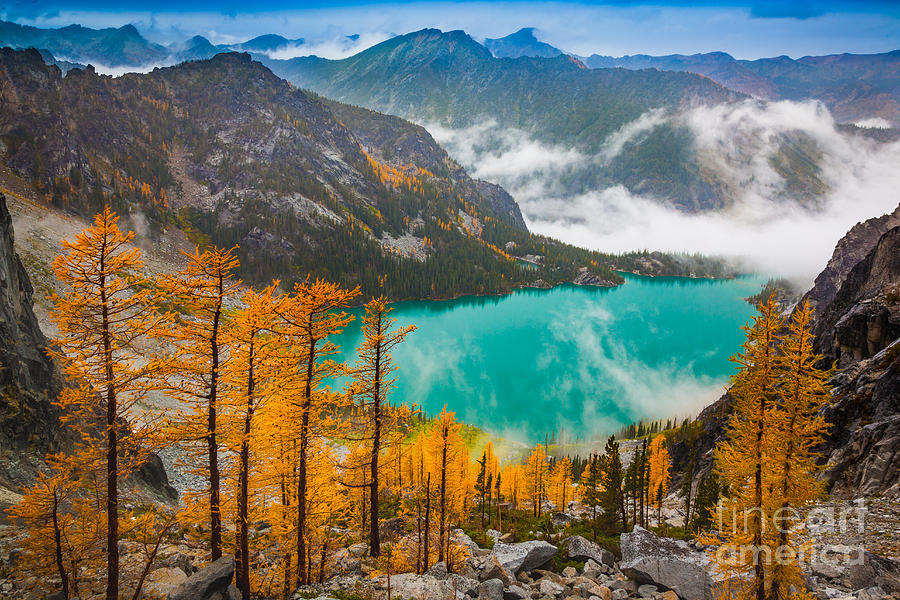 Mountain Photograph - Misty Enchantments by Inge Johnsson