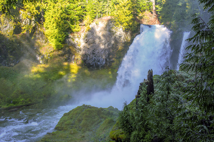 Misty Falls Photograph by Lisa Schultz - Fine Art America