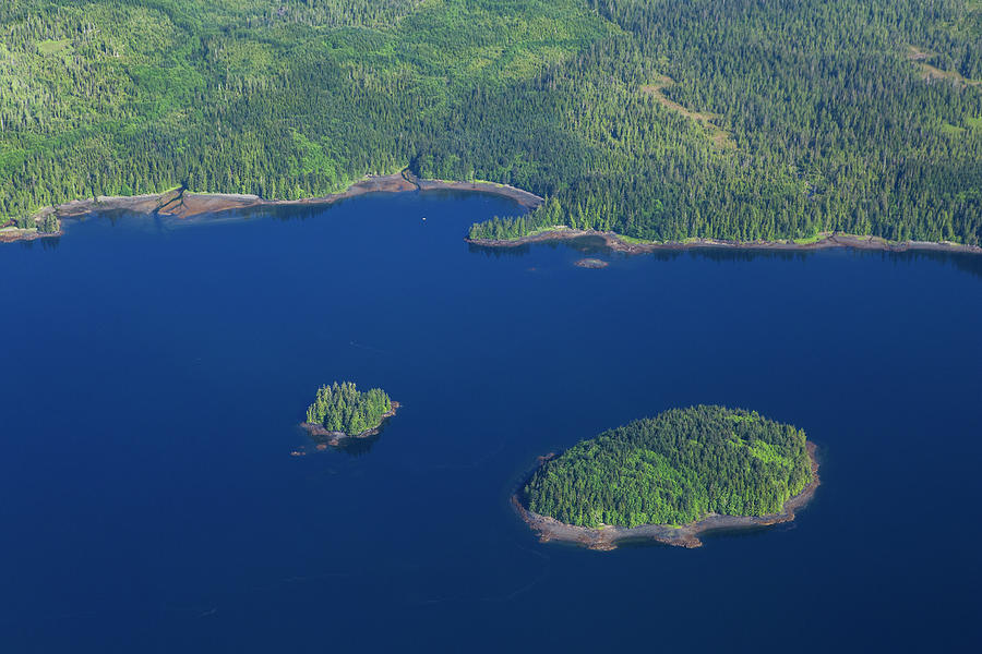 Misty Fjords Aerial View Photograph