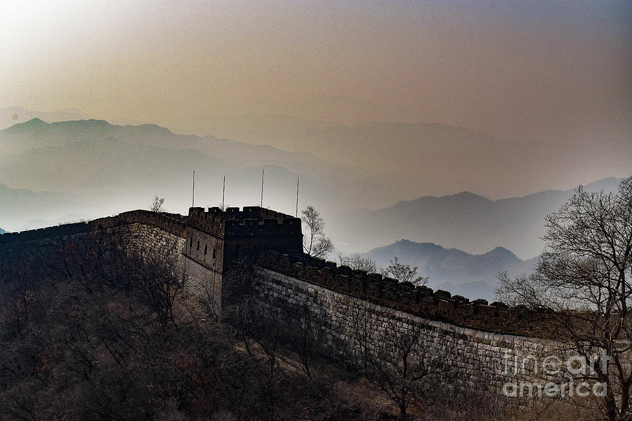 Great Wall Photograph - Misty Great Wall of China at Mu Tian Yu by Nicholas Braman Great Wall Photograph - Misty Great Wall of China at Mu Tian Yu by Nicholas Braman