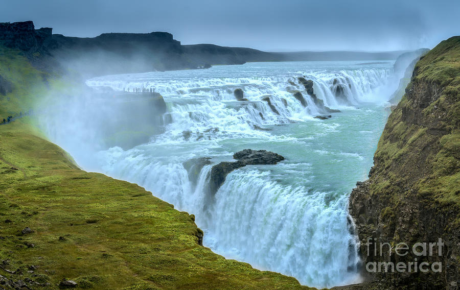 Misty Icelandic Waterfalls Photograph By Izet Kapetanovic Fine Art