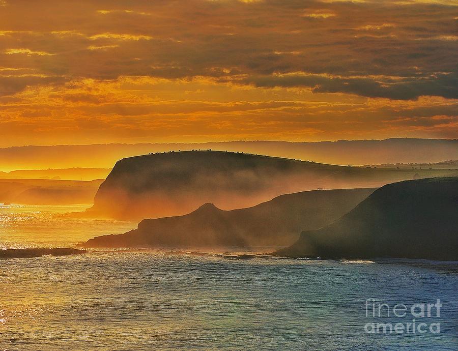 Misty Island Sunset Photograph by Blair Stuart