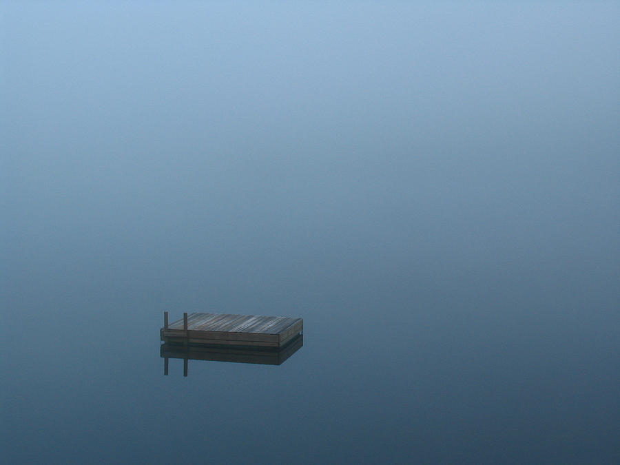 Still Life Photograph - Misty Lake by Juergen Roth