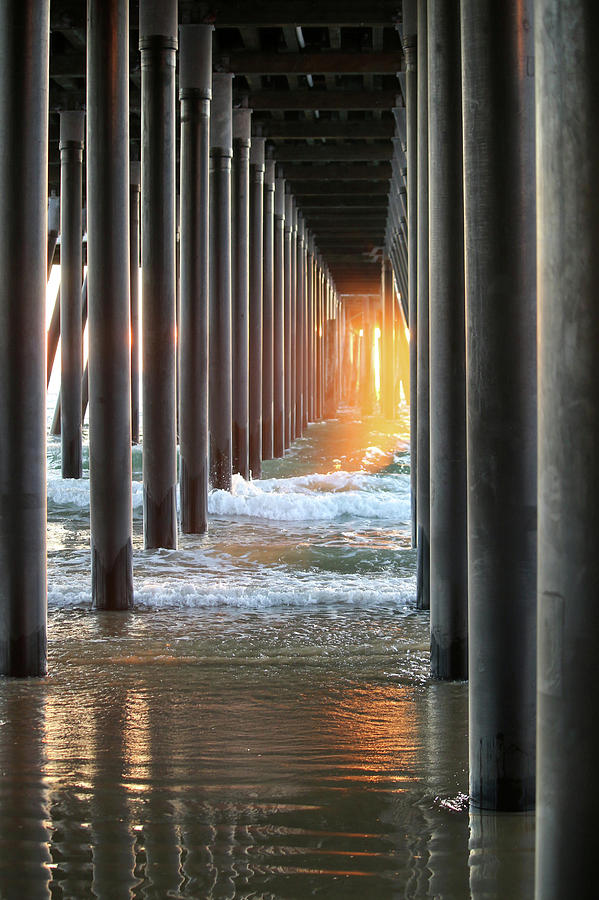 Misty Light Under Pismo Pier Photograph by Art Block Collections - Fine ...