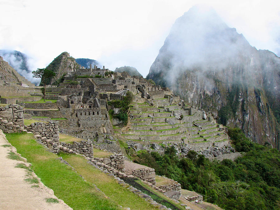 Misty Machu Piccu Photograph by Angie Brooks | Fine Art America