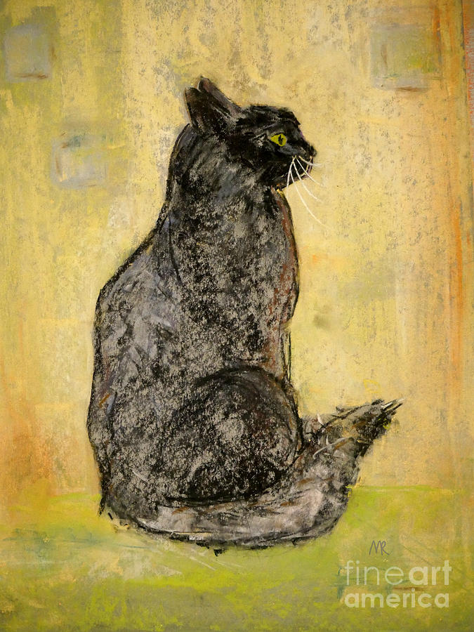 Cat Pastel - Misty by Michelle Reeve