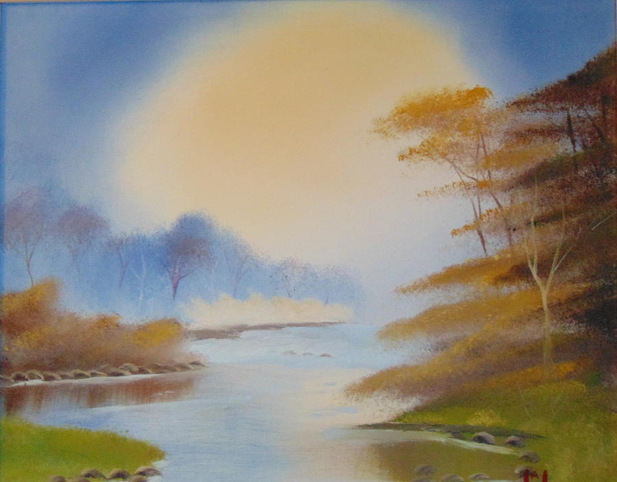 Misty Morn Painting by Alan K Holt - Fine Art America